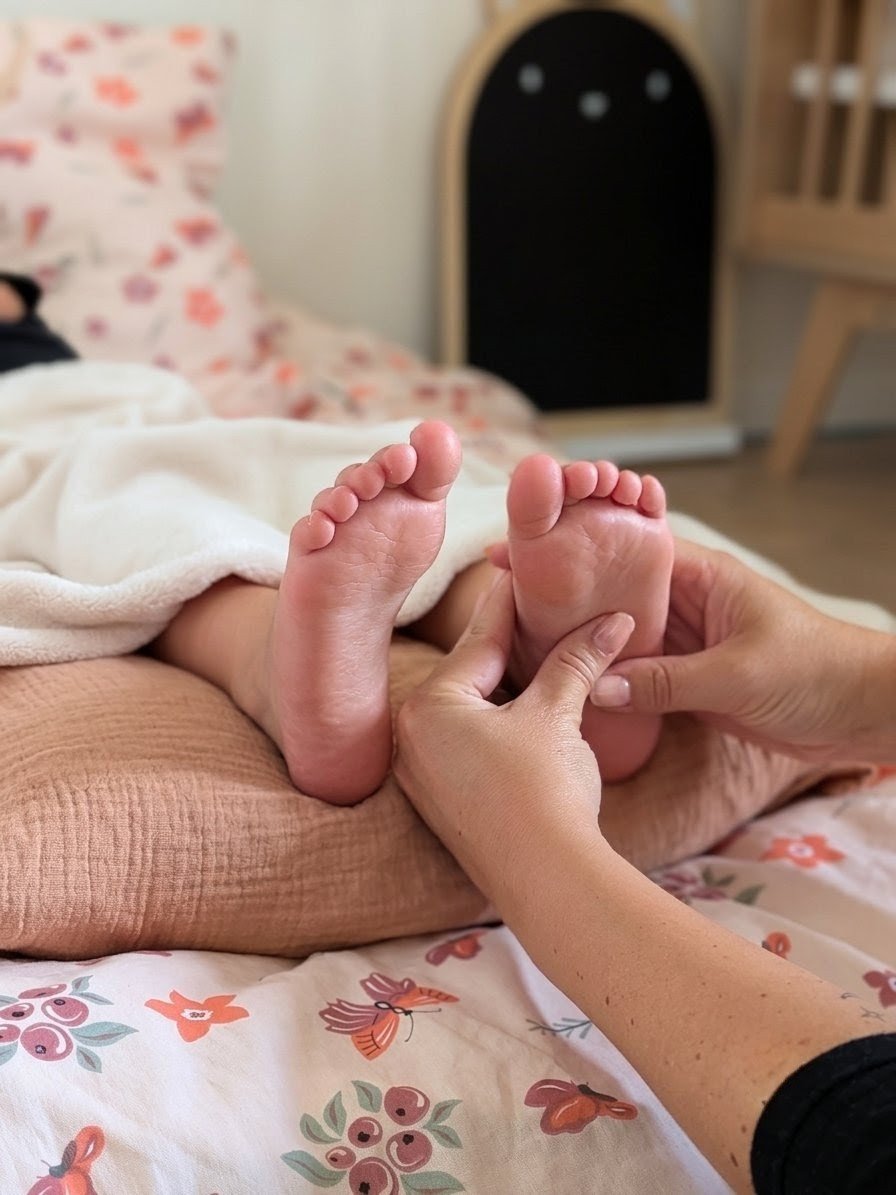 Réflexologie plantaire enfant